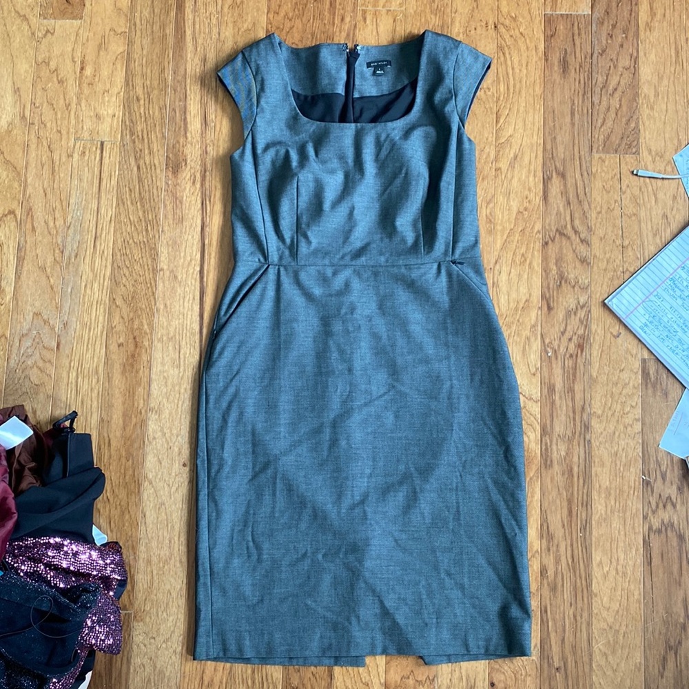 Like new gray Ann Taylor business dress